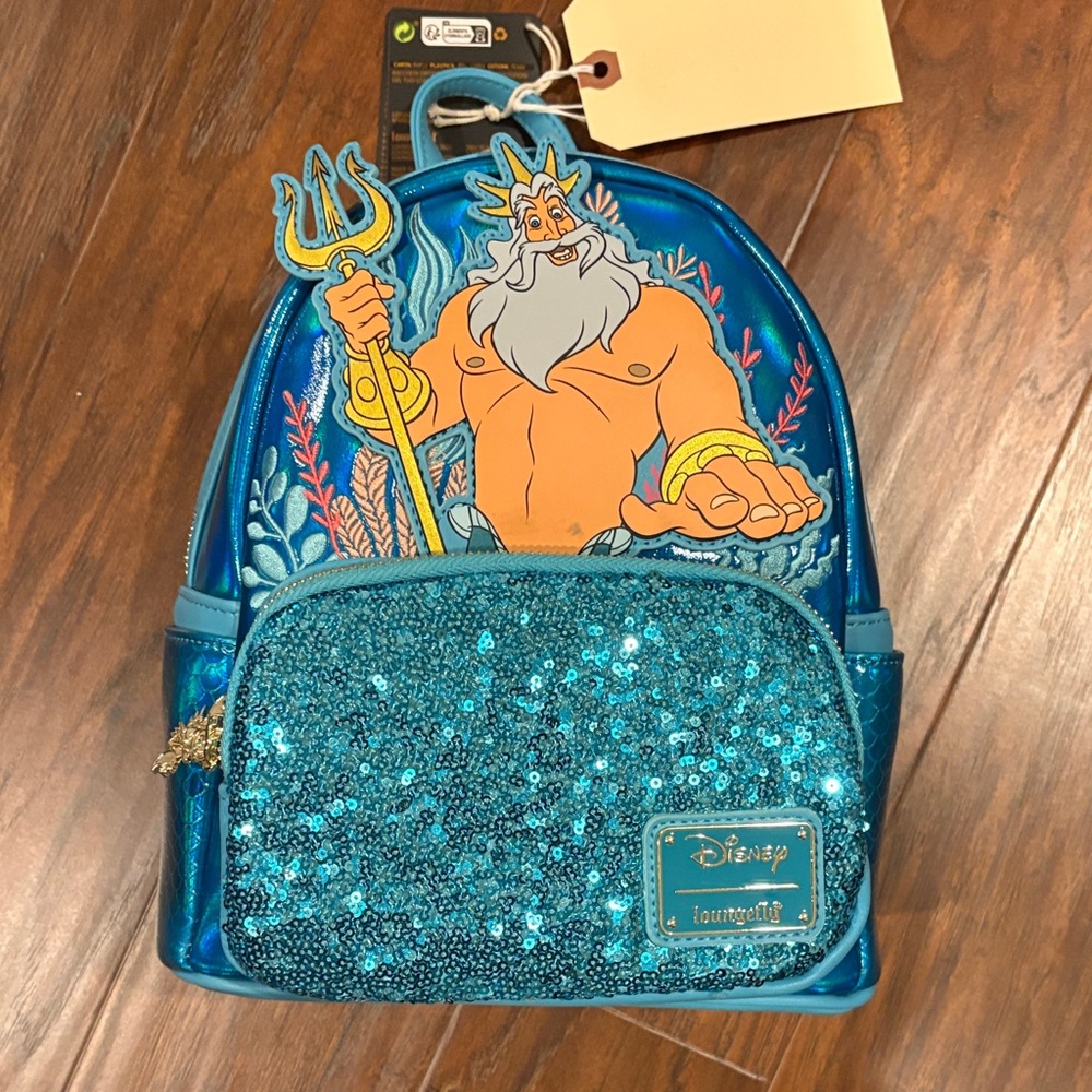 Loungefly King Triton Disney Backpack